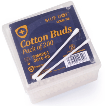 Picture of Disposable Cotton Buds in Clearly Plastic Bag - Pack of 200 - [CM-118]