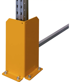 picture of BiGDUG Pallet Racking Frame Corner Protector - Right Angle - 400h x 200w x 200d mm - [BDU-ENPCPY1]