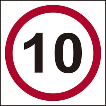 Picture of Spectrum 10mph - Speed Limit - RPVC 400 x 400mm - [SCXO-CI-13920]