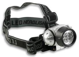 picture of Pro-Elec Value LED Head Torch with 12 High Intensity LEDs - 3x AAA Batteries Not Included - [CP-LA06686]