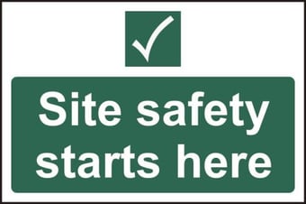Picture of Spectrum Site Safety Starts Here - RPVC 600 x 400mm - SCXO-CI-13975