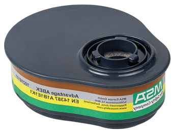 Picture of MSA - Advantage ABEK - Chemical Filter Cartridge - A1B1E1K1 - Pair - [MS-10216151]