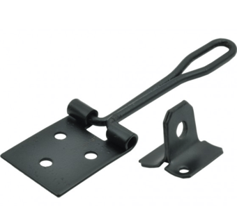 Picture of EXB Wire Hasp & Staple - 100mm (4") - Single - [CI-SP84L]