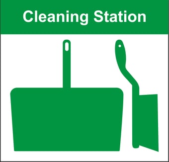 Picture of Spectrum Cleaning Station Board D - Green - Includes Matching Stock - [SCXO-CI-SB-BD04-GR]