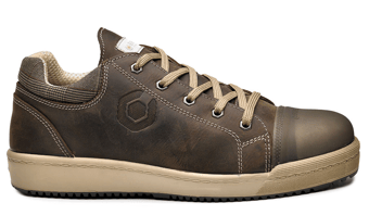 Picture of S3 - SRC - Base - Selfie Low Shoes - Fresh’n Flex Midsole - Aluminium Toecap - Brown/Beige - PW-B0240BRB