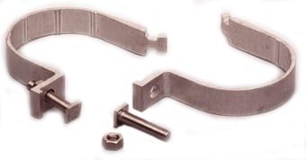 picture of Post and Fixings - Standard Post Clips 76mm - 3" Clips Supplied In Pairs - [AS-CLIPS3]