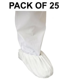 picture of Portwest - BizTex Microporous White Shoe Cover - Pack of 25 - [PW-ST44WHR]