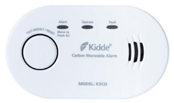 picture of Kidde - Carbon Monoxide Alarm Battery-Powered - 10 Year Life - 2 x AA Batteries Included - [KS-K5CO]