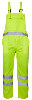 picture of Hi Vis Yellow Bib and Brace Trousers - ST-38641