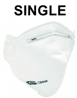 picture of Climax 1720 FFP2 NR Individually Wrapped Disposable Mask - Single - [CL-1720]