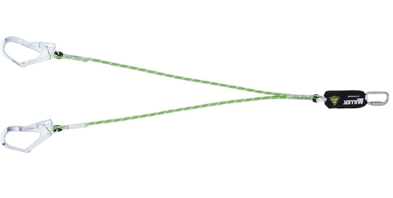 Honeywell Shock Absorbing Lanyard Kernmantel 1.5m - QT and 2GO65 Edge Tested - [HW-1032394]