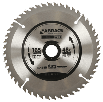 Picture of Abracs TCT Blade 165mm x 1.5mm x 20mm - 48T Wood Fine Cut Type - [ABR-TCT16548]