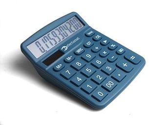 picture of Fully Detectable Desktop Calculator - Solar Powered - [DT-202F-P01]