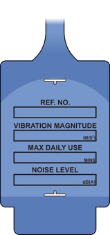 Picture of AssetTag Flex - Vibration Control (Pk 50 Blue) - [SCXO-CI-TGF0350B]