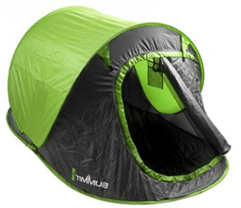 picture of Summit Hydrahalt Lime Green 2 Person Pop Up Tent - [PI-571125] - (LP)