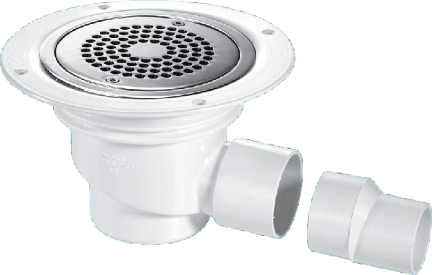 McAlpine TSG1-ANTI/LIG 75mm Water Seal Trapped Gully - Polished Stainless Steel - [MLP-K13511] - (LP)