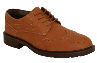 Picture of Contractor CB503 Boron Tan Leather Brogue Shoe S1 PS FO SR - PS-CB503