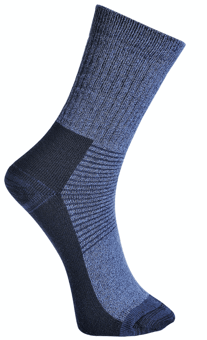 Picture of Portwest - SK11 Thermal Workwear Socks - Blue - One Pair - [PW-SK11BLU]