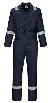 picture of Portwest C814 Iona Cotton Coverall - Navy - PW-C814NVR