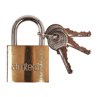 picture of Amtech 32mm Brass Padlock - [DK-XXSEL32]