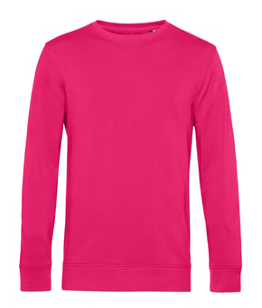 Picture of B&C Men's Organic Crew Neck Sweat - Magenta Pink - BT-WU31B-MPIN