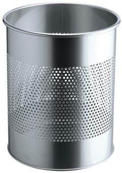 Picture of Durable - Waste Basket Metal Round 15/P - 165 mm - Silver - [DL-331023]