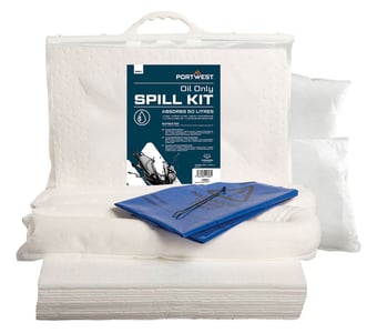 picture of Portwest SM61 - 50 Litre Oil Only Kit - White - [PW-SM61WHR]