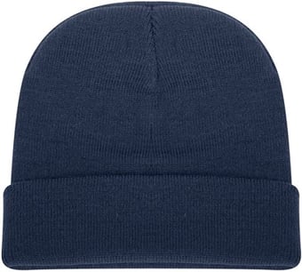picture of Absolute Apparel Ski Hat Turn Up - Navy Blue - [AP-AA89-NAVY]