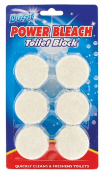 picture of Duzzit - Power Bleach 6 Toilet Blocks - Odour-free -  [ON5-DZT1095]