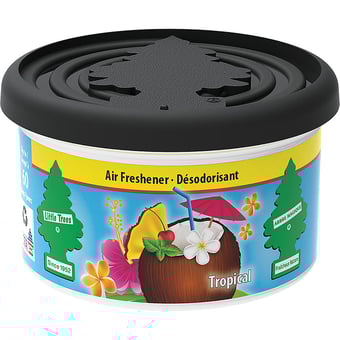 Picture of Little Trees Air Freshener Fiber Can - Tropical Fragrance - Pack of 4 - [SAX-LTFC726]