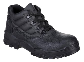 picture of Portwest - FW10 - Steelite Protector Black Boot S1P - [PW-FW10BKR]