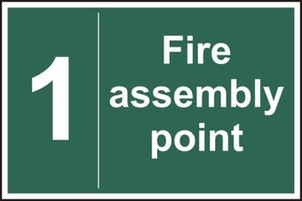 Picture of Spectrum Fire assembly point 1 - RPVC 300 x 200mm - SCXO-CI-12063