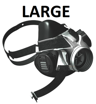 picture of MSA - Advantage 410 - Half-Mask Respirator - RD40 - Large - [MS-10102278]