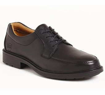 picture of City Knights Black Leather Gibson Shoe S1P - SRC - SS-SS502CM