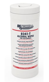 picture of MG Chemicals 8241-T - Alcohol Wipes for Electronics - Tub of 75 - [MGC-8241-T]