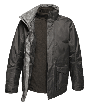 picture of Men's Benson III Breathable 3 In 1 Black Jacket - BT-TRA147BLA