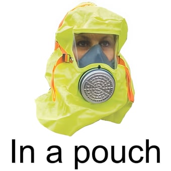 picture of MSA S-CAP Escape Hood In Pouch - [MS-10081637] - (LP)