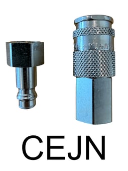 picture of 3M Versaflo CEJN CAST Coupling Plug & Socket Set- 3/8ths of an Inch BSP Female Thread - [3M-5301281P3]