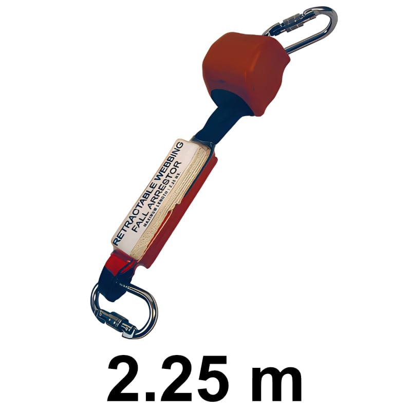 JSP Vertex 8600 - 2.25 m Retractable Webbing in Robust Plastic Housing - [JS-FA8600] - (DISC-W)