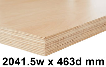 picture of BiGDUG 38mm Multiplex Worktop - 2041.5w x 463d mm - [BDU-TGW4M]
