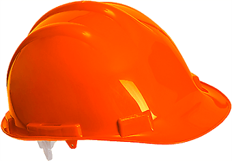 picture of Portwest - PW50 - Orange Expertbase Safety Helmet - Unvented - Electrical Properties - [PW-PW50ORR]