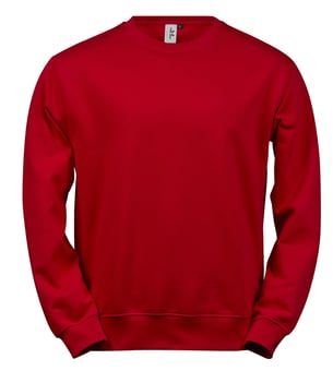 picture of Tee Jays Men's Power Sweatshirt - Brushed Inside - Red - BT-TJ5100-RED