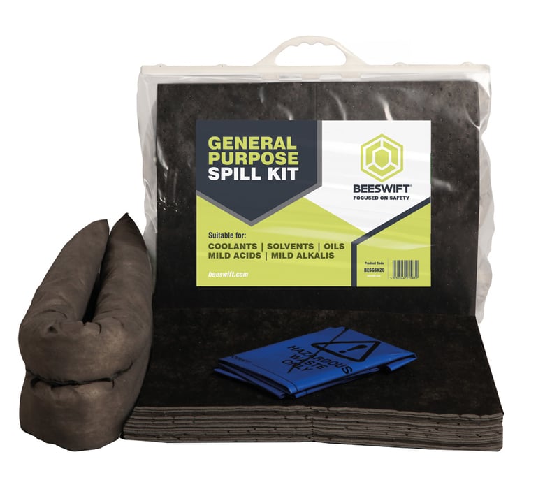 Beeswift General Purpose Spill Kit Black 20L - [BE-BESGSK20]