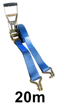 picture of Ergonomic Ratchet Lashing 50mm x 5000kg BF - 20mtr - [DMC-ERG-BLU-20M]