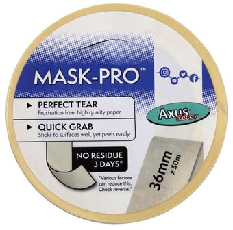 picture of Axus Decor Mask-Pro Painter's Tape - Blue Series 36mm x 50m - [OFT-AXU/MT336]