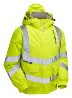 picture of Pulsar Yellow Hi-Vis Padded Waterproof Bomber Jacket - PR-P191