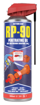 picture of Action Can RP-90 Rapid Penetrating Oil - 500ml Aerosol TwinSpray - [AT-1032668]