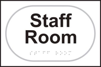 Picture of Spectrum Staff Room - Taktyle 225 x 150mm - SCXO-CI-TK2486BKWH