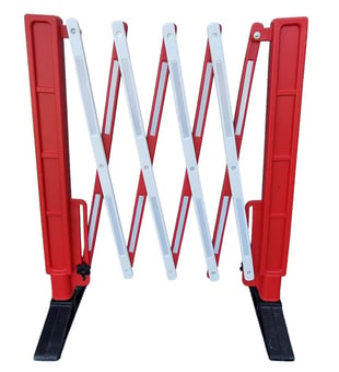 Picture of Way4Now Expandable Red-White Safety Folding Barrier 2m - SHU-B-EB-20P