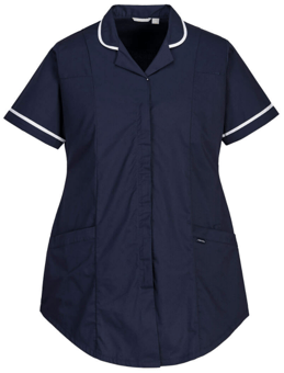 picture of Portwest - Stretch Maternity Tunic - Navy Blue - Kingsmill Polycotton - 145g - PW-LW18NAR